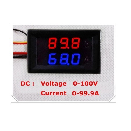 Voltmetru si ampermetru 2in1,afisare digitala, interval  0-100V - 100A  [3]