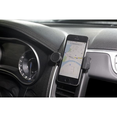 Suport auto universal, pentru telefon, prindere grila ventilatie, extensibil, compatibil telefoane pana la 6.5 inch, negru [4]