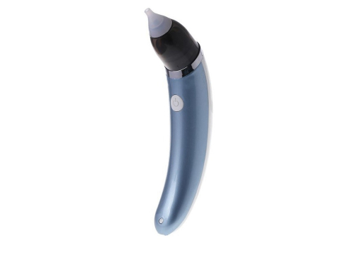 Crestere copil - Aspirator nazal pentru bebelusi, electric, 2 capete, 6 filtre, 5 viteze, reincarcabil, albastru
