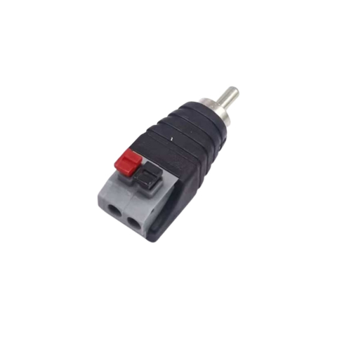 Diverse - Mufa RCA tata, conectare rapida, negru