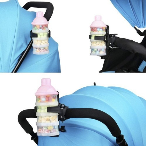 Suport sticla pentru bicicleta, plastic, universal, 14.5 x 14 cm, negru [3]