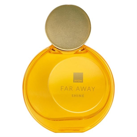 Apa de parfum Avon Far Away Shine 50 ml – floral, fructata, pentru femei, cu note de para, bujor si mosc, ideala pentru zile pline de energie si eleganta naturala [1]