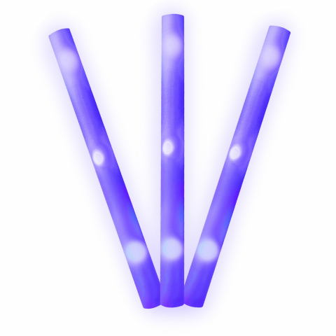Bagheta cu iluminare LED pentru petreceri, evenimente, spectacole, lungime 47 cm, violet [2]