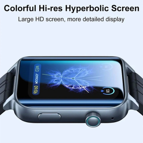 Ceas smartwatch, ecran 1.85", Joyroom, rezistenta la apa IP68, monitorizare parametrii vitali, baterie 300 mAh, negru [1]