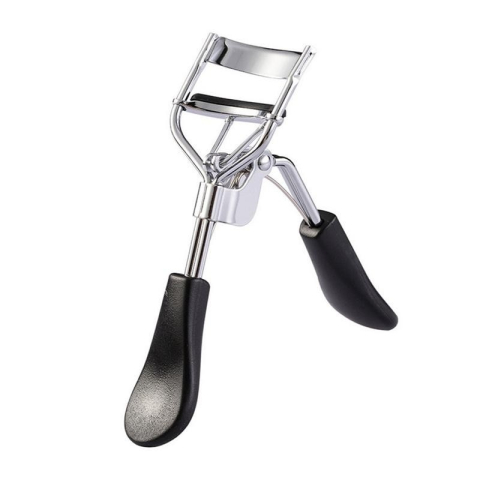 Ustensile îngrijire față - Ondulator pentru gene, tip cleste, manere confortabile, design ergonomic, metalic, 10 x 4 cm, negru