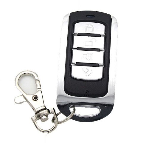 Telecomanda universala cu auto-invatare, cod fix 433,92 MHz, 4 canale, metal/ABS, design compact, 60 x 30 x 14 mm, negru [6]