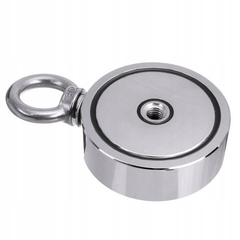 Magnet neodim si franghie, pentru pescuit, diametru 60 mm, lungime franghie 20 m [3]