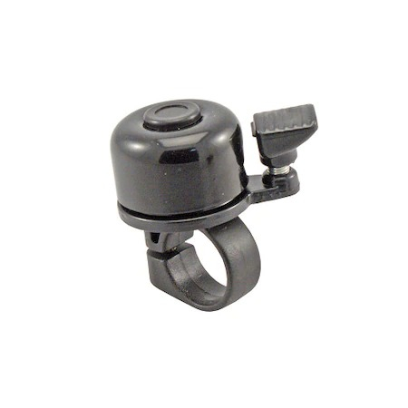 Ciclism - Mini sonerie pentru bicicleta din aluminiu,diametru 34 mm - Negru