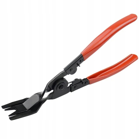 ARTICOLE AUTO - Cleste profesional pentru demontare clipsuri auto, pini si cleme tapiterie, extractor pentru ornamente si benzi decorative, otel calit, manere ergonomice