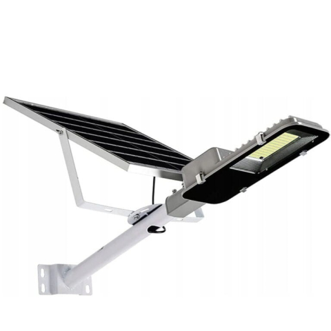 Lampa solara, putere 2000 W, 264 LED-uri, protectie IP66, rezistenta la intemperii, suport pentru montare, lumina alb-rece 6500K, telecomanda [1]