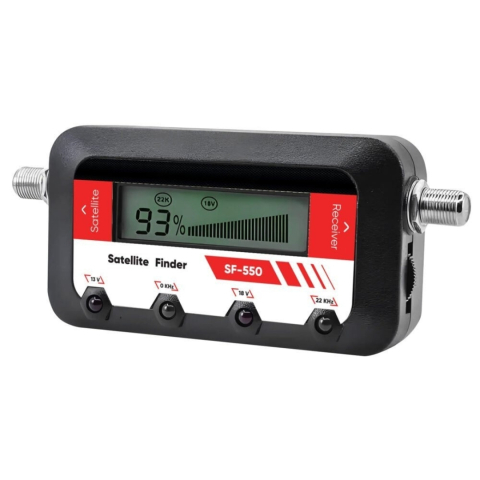 ELECTRONICE - Detector digital pentru semnal satelit, 950-2150 MHz, ecran LCD, semnal sonor, reglare antena, microprocesor integrat, negru
