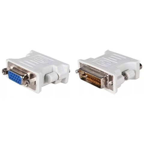 Diverse - Adaptor DVI-D 24+1 tata la VGA mama, alb