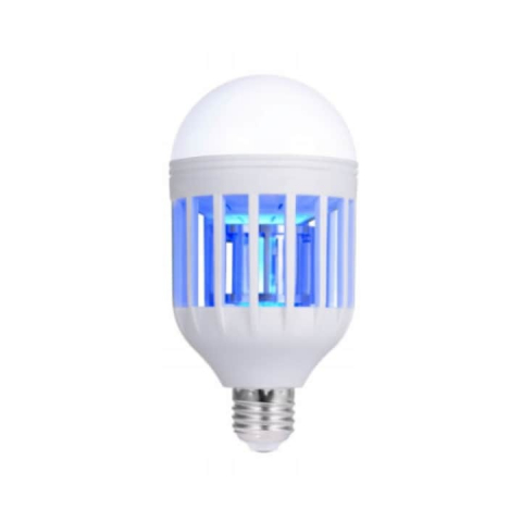 ELECTRONICE - Bec cu lampa UV, 2in1, anti-insecte, 15 W, alb rece