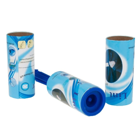 Set rola pentru curatat scame + 2 rezerve, 10 x 4.3 cm, alb/albastru [4]