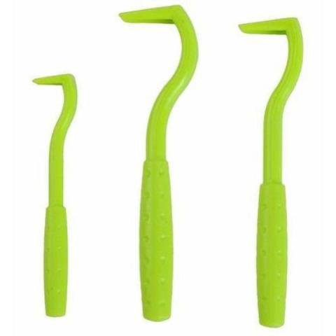 Set 3 dispozitive pentru indepartarea capuselor, din plastic, marimi diferite, verde [3]