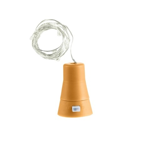 Diverse bucatarie - Dop sticla cu instalatie solara, 10 led-uri, 49 cm
