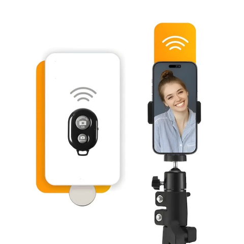 Trepied foto reglabil 200 cm, suport telefon, cap bila si telecomanda bluetooth pentru control la distanta [1]