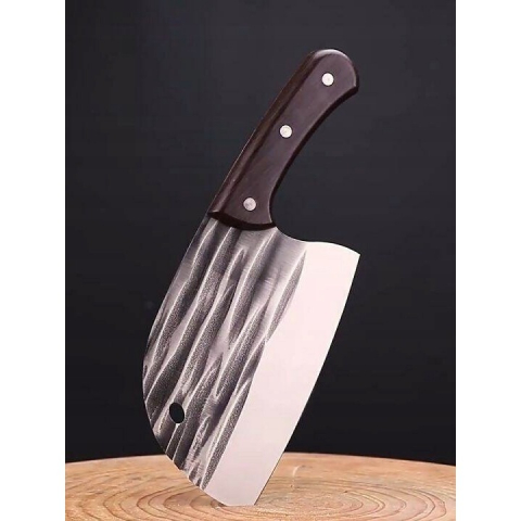 Satar de bucatarie, otel inoxidabil/lemn, maner ergonomic, 25 cm [9]