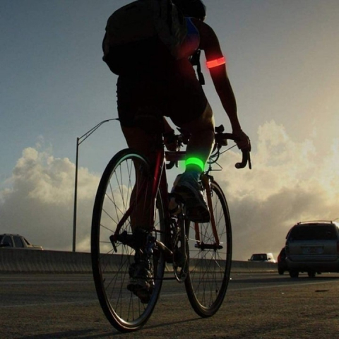 Banda reflectorizanta pentru siguranta, portocaliu, 30 x 3 cm [1]