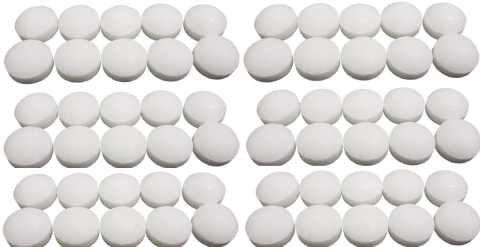 Naftalina sub forma de bile Dodaco – 50 g/punga, insecticid impotriva moliilor, alb, parfum Naftalina [1]