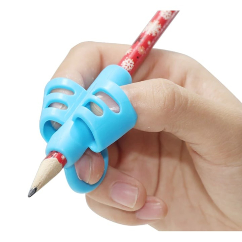 Suport pentru corectarea pozitiei de scris, material TPR, albastru [2]