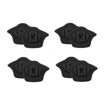 Accesorii incaltaminte - Set 8 branturi pentru calcai cu pernite, Warszawa, Poliester, 5mm, negru