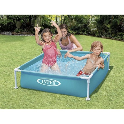 Piscina rectangulara, 122 x 122 x 30 cm, cadru metalic, capacitate 342 l [3]