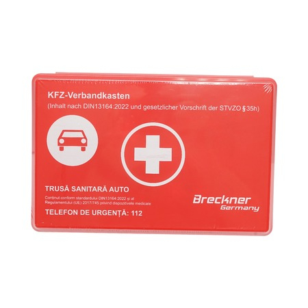 Alte articole auto - Trusa sanitara auto, prim ajutor, bandaje, foarfeca, plasturi, manusi