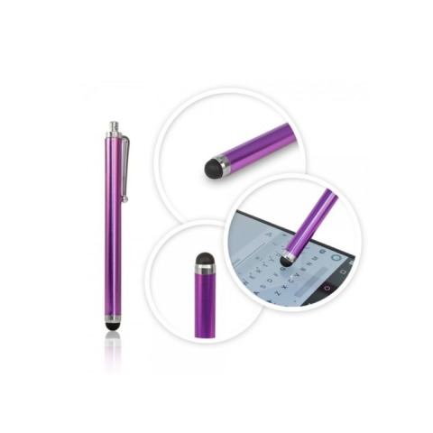 Creion tip stylus pentru ecrane tactile, telefon, tableta, potrivit pentru desenat si scris, mov [2]