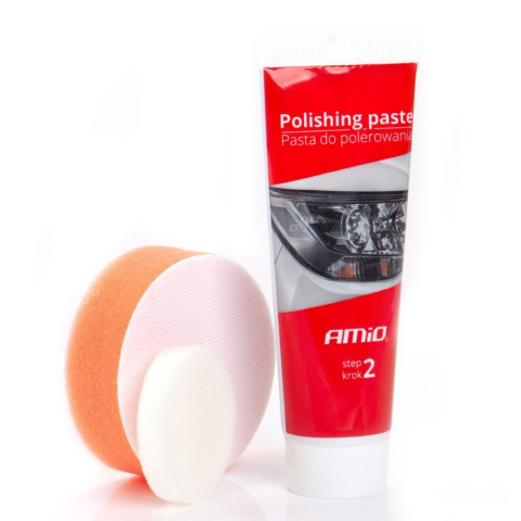 Kit pentru restaurare faruri auto, bureti, pasta, discuri abrazive, protectie UV, usor de utilizat [4]