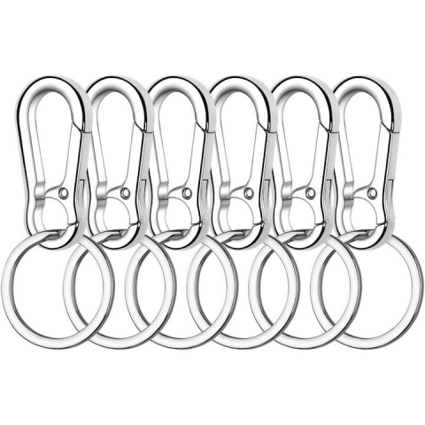 Set 12 brelocuri tip carabina, 8.5 x 4 cm, metal, argintiu [1]