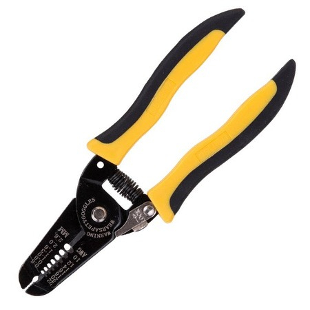 Chei si clesti - Cleste universal pentru dezizolare fire, cabluri electrice, 0.6-2.6 mm, galben