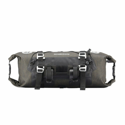 Geanta de depozitare pentru bicicleta, 21l, sistem de montare rapida pe ghidon, 85 x 30 cm, negru [5]