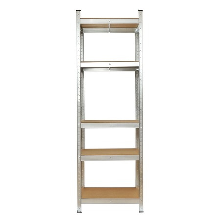 Rafturi metalice - Raft metalic pentru depozitare, 5 polite, capacitate 100 kg/polita, 170x80x30cm