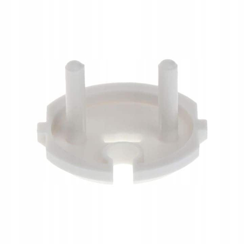 Set 15 protectii pentru prize, sistem de siguranta pentru copii, blocare cu cheie, 3 chei incluse, ABS, 3.7 x 2.3 cm, alb [4]