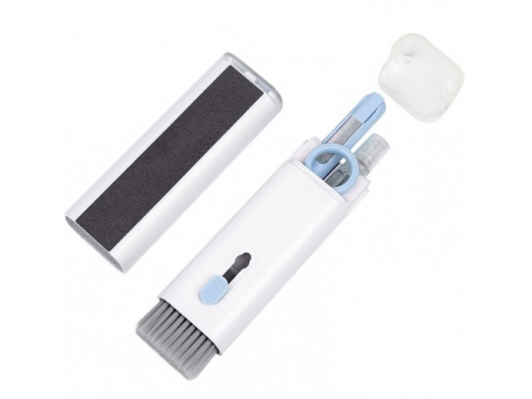 Kit de curatare multifunctional, 7 in 1, pentru tastatura, laptop, telefon, casti, albastru [9]