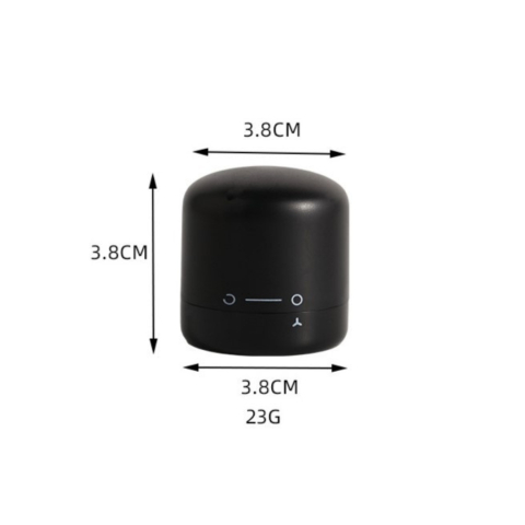 Dop pentru etansare sticla de vin, design rotativ, sistem blocare, silicon, 3.8 x 3.8 cm, reutilizabil, negru [11]