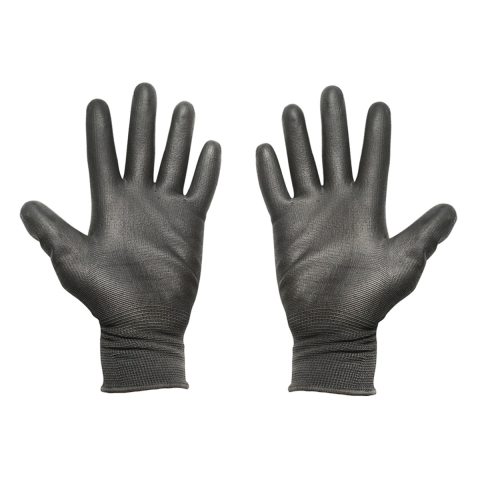 Set manusi de lucru, protectie, sintetice, cauciucate, marimea 10, negru [2]