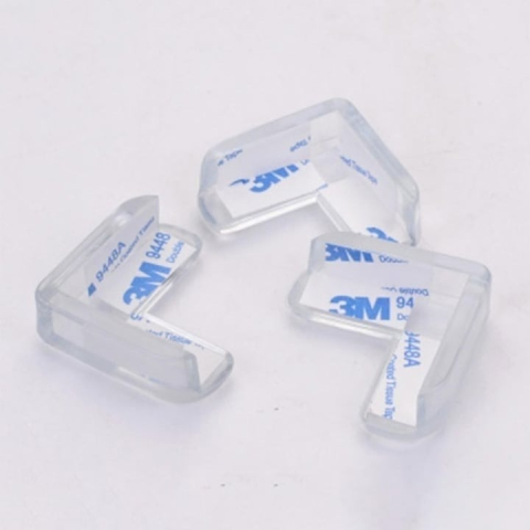 Protectie pentru colturi mobila, silicon, transparent, pentru siguranta copiilor [2]