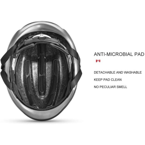 Casca de protectie pentru bicicleta, trotineta, role, scuter, skateboard, ATV, 58 - 61cm, negru [2]