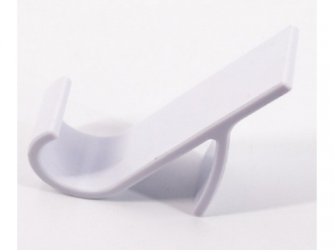 Set 10 suporturi de prosoape si haine, pentru calorifer, plastic, 9.8 cm, alb [6]