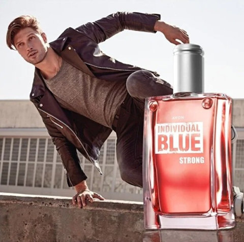 Apă de toaletă Avon Individual Blue Strong pentru bărbați 100 ml – parfum aromatic-fresh cu note de lavandă, mentă și lemn de santal, pentru bărbatul liber, dinamic și încrezător [2]