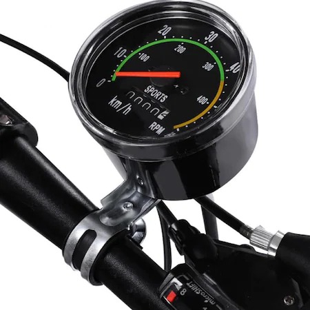 Kilometraj mecanic pentru bicicleta, fara baterie, rezistent la apa si praf,0-60 km/h [3]