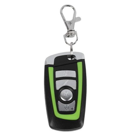 Gadgeturi - Telecomanda, functie de copiere, cod fix 433,92 MHz, 4 canale, negru/verde, 60 x 32 x 14 mm