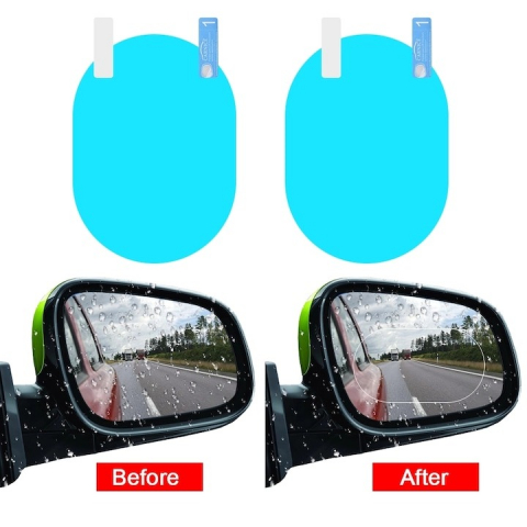 Set 2 folii pentru oglinzi auto, anticondens, 95 x 135 mm, universale [7]