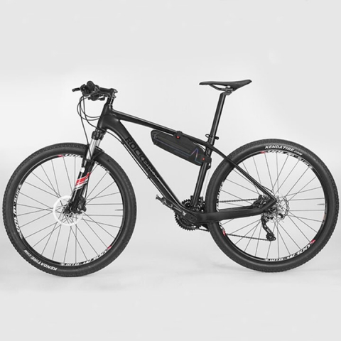 Geanta pentru bicicleta, impermeabila, 30 x 10.5 x 4.5 cm, negru [6]