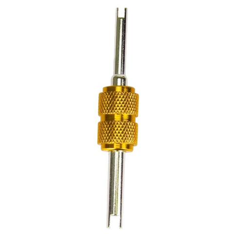 Surubelnita universala, pentru ventile la instalatie de aer conditionat, metal, galben [2]