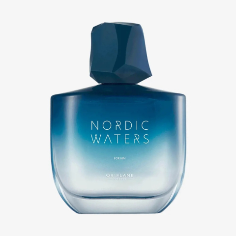 Apa de parfum barbati Oriflame Nordic Waters Infinite Blue 75 ml cu note acvatice profunde si baza lemnoasa calda, aroma intensa si revigoranta [3]