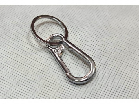 Set 12 brelocuri tip carabina, 8.5 x 4 cm, metal, argintiu [9]