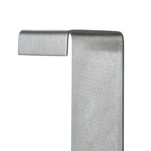 Set 10 cuiere pentru usa, inox, 9 cm, argintiu [2]